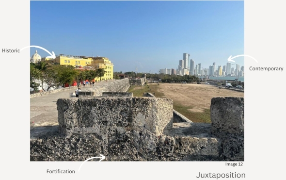 Photo showing the different components of Cartagena